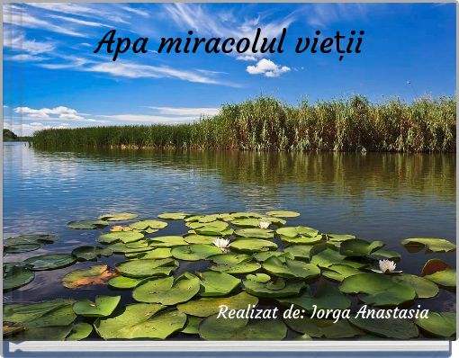 Apa miracolul vieții