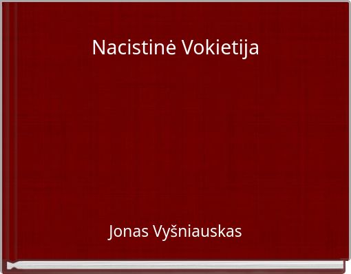 Book Cover for: Nacistinė Vokietija