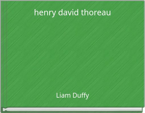 henry david thoreau