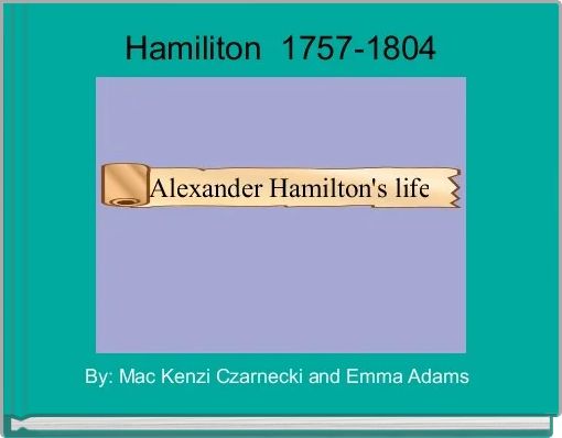 Book Cover for: Hamiliton  1757-1804