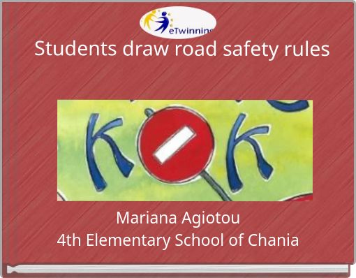 Students draw road safety rules