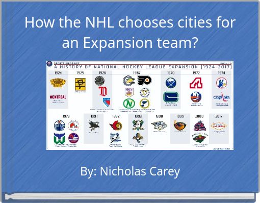 Book Cover for: How the NHL chooses cities for an Expansion team?