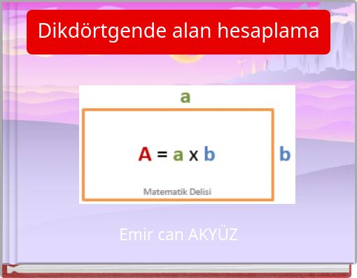 Dikdörtgende alan hesaplama