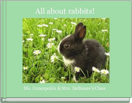 Front cover of 'All about rabbits! ' 