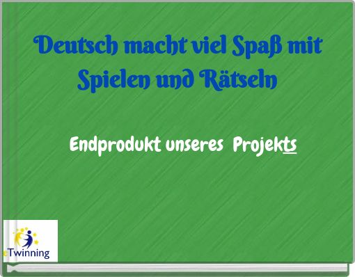 Deutsch macht viel Spaß mit Spielen und Rätseln