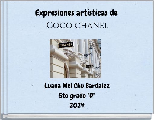 Expresiones artísticas de Coco chanel