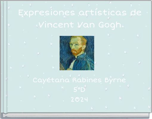 Front cover of 'Expresiones artísticas de Vincent Van Gogh' 