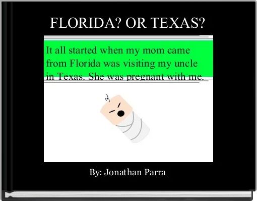 Front cover of 'FLORIDA? OR TEXAS? ' 