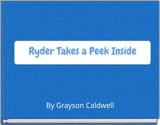 Ryder Takes a Peek Inside
