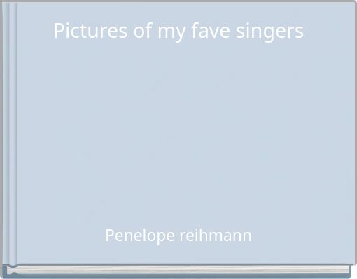 Pictures of my fave singers