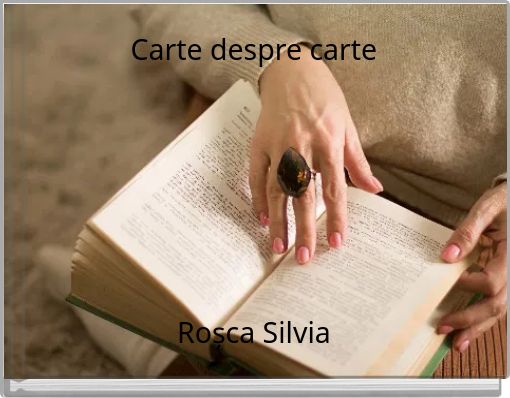 Carte despre carte Roșca Silvia