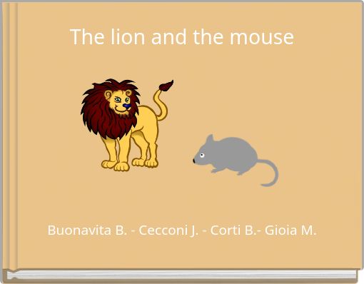 Front cover of 'The lion and the mouse' 