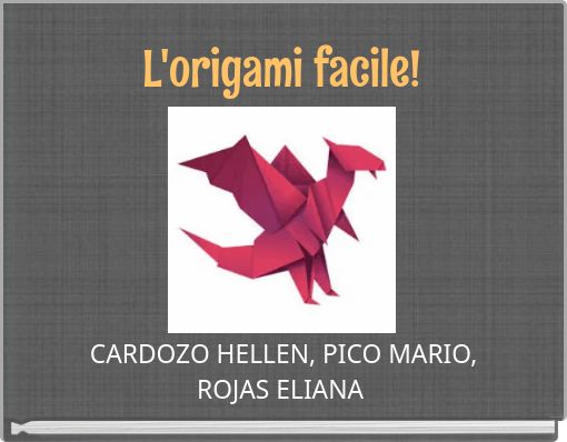 L'origami facile!