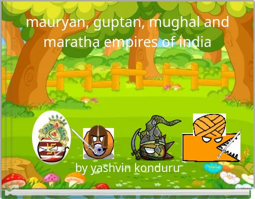 mauryan, guptan, mughal and maratha empires of india