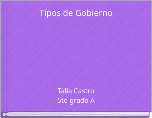 Tipos de Gobierno
