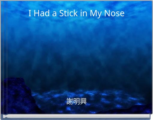 I Had a Stick in My Nose