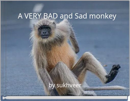 A VERY BAD and Sad monkey