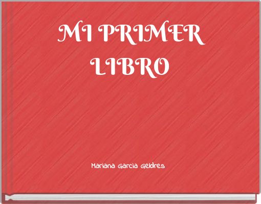 MI PRIMER LIBRO