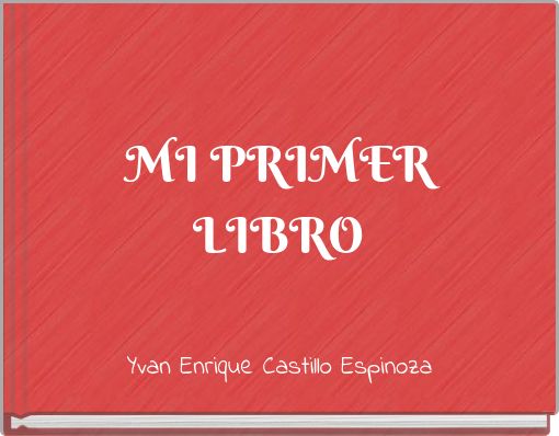 MI PRIMER LIBRO
