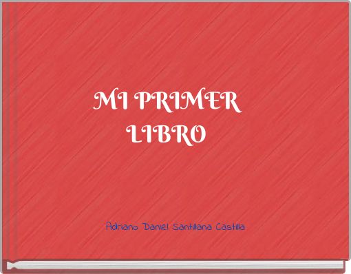 MI PRIMER LIBRO