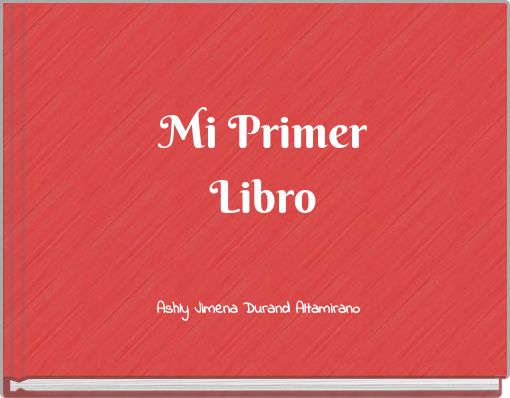 Mi Primer Libro