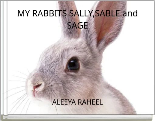 MY RABBITS SALLY,SABLE and SAGE