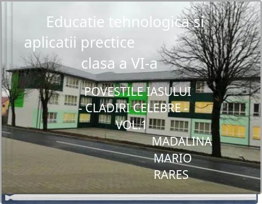 Book Cover for: Educatie tehnologica si aplicatii prectice clasa a VI-a