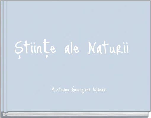 Științe ale Naturii