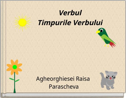 Front cover of 'Verbul Timpurile Verbului' 