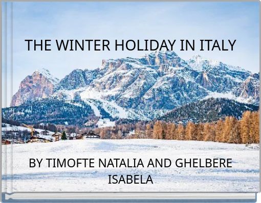 Front cover of 'THE WINTER HOLIDAY IN ITALY' 