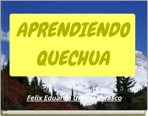 APRENDIENDO QUECHUA