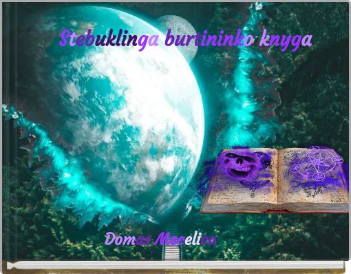 Front cover of 'Stebuklinga burtininko knyga' 