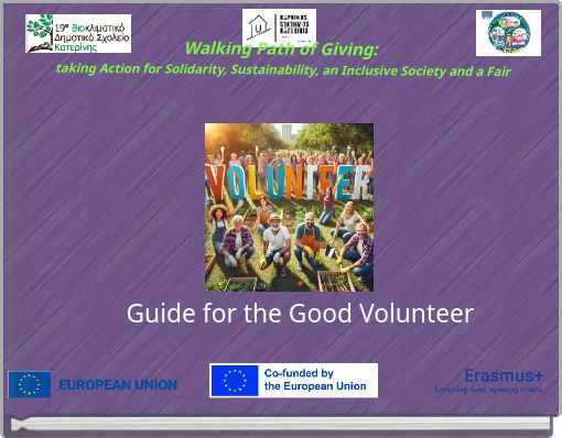 Walking Path of Giving: taking Αction for Solidarity, Sustainability, an Inclusive Society and a Fair