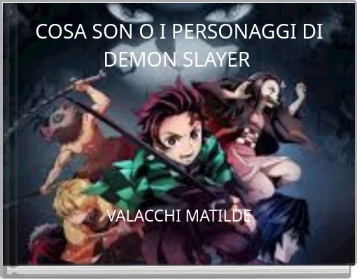 Front cover of 'COSA SON O I PERSONAGGI DI DEMON SLAYER' 