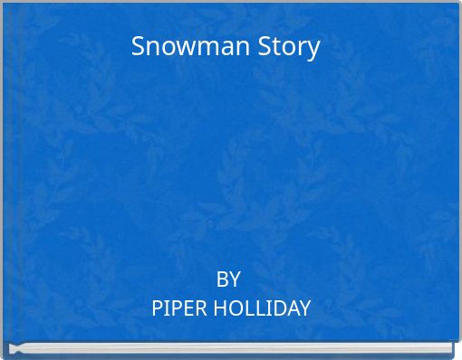 Front cover of 'Snowman Story' 