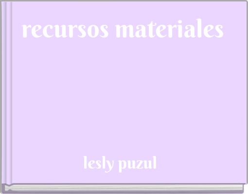 recursos materiales