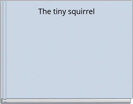 The tiny squirrel