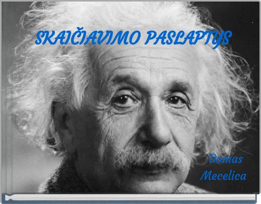 Front cover of 'SKAIČIAVIMO PASLAPTYS' 