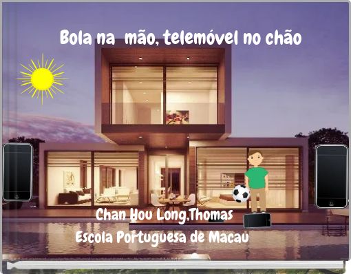 Bola na mão, telemóvel no chão