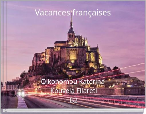 Vacances fran&ccedil;aises