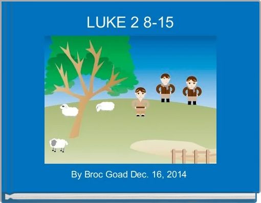 Front cover of 'LUKE 2 8-15' 