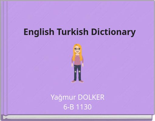 English Turkish Dictionary