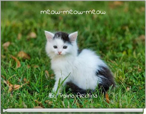Front cover of 'meow-meow-meow' 
