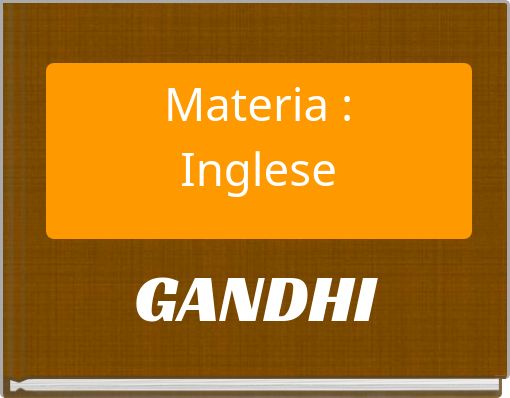 Materia : Inglese