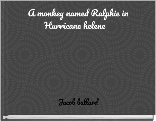 A monkey named Ralphie in Hurricane helene