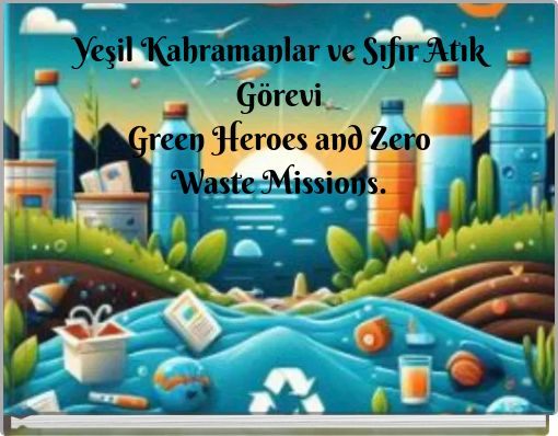 Yeşil Kahramanlar ve Sıfır Atık Görevi Green Heroes and Zero Waste Missions.