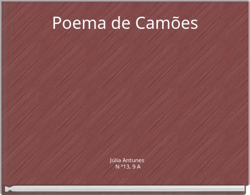 Poema de Camões