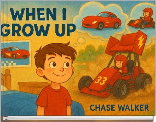 When I Grow up, I want to be a race car driver!