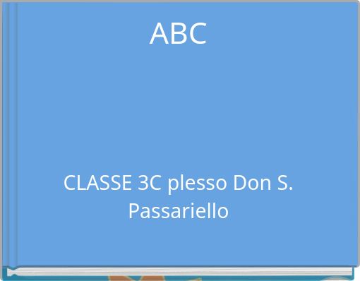 ABC CLASSE 3C plesso Don S. Passariello