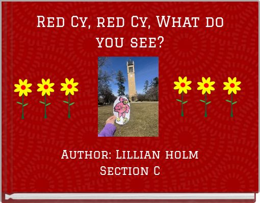 Red Cy, red Cy, What do you see?